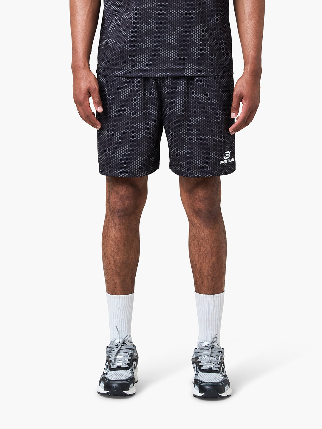 CAMO+ SHORTS | BLACK / CAMO