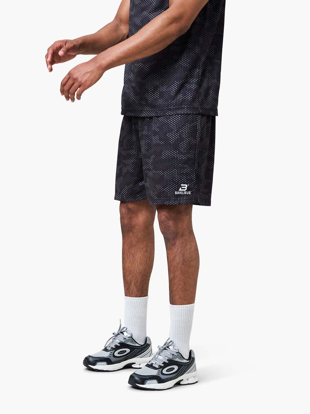 CAMO+ SHORTS | BLACK / CAMO