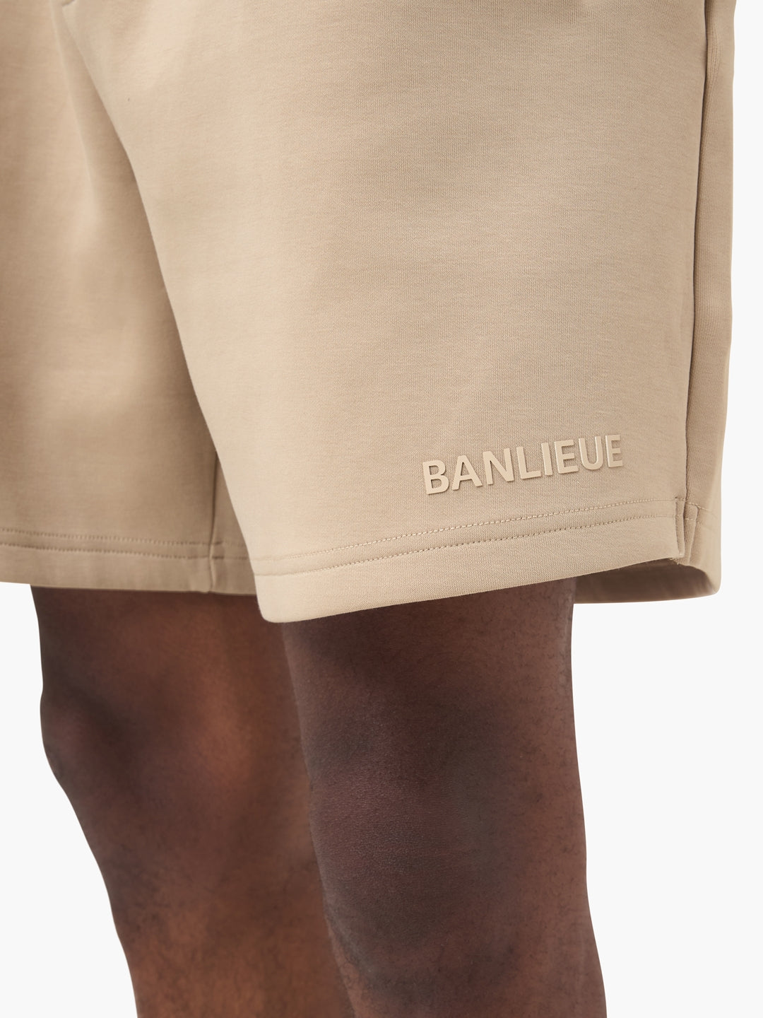 SCRIPT SHORTS | BEIGE