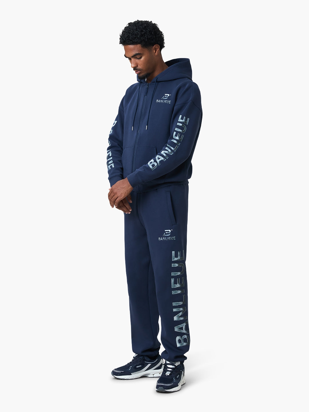 CHROME V2 HOODED VEST | NAVY