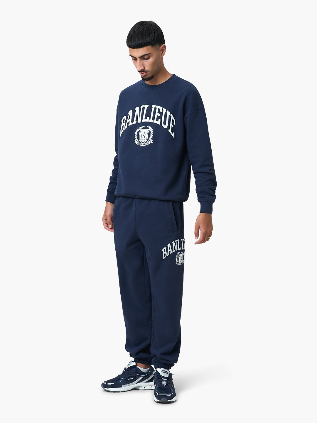 CREST SWEATER | NAVY