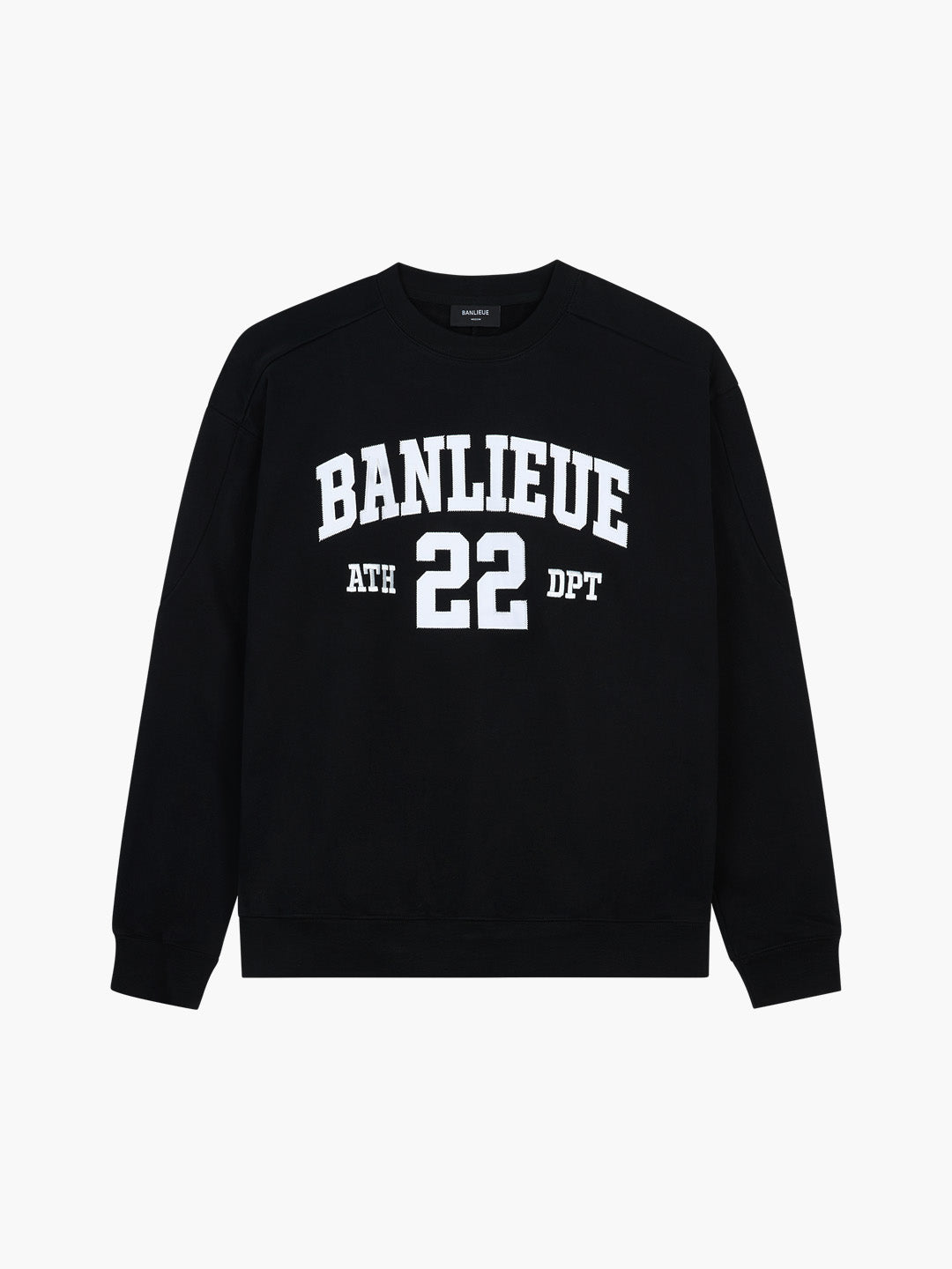 UNIVERSITY SWEATER | BLACK / IVORY WHITE