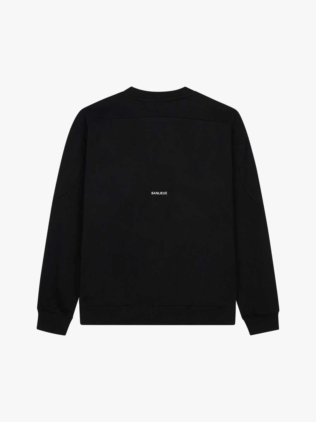 UNIVERSITY SWEATER | BLACK / IVORY WHITE