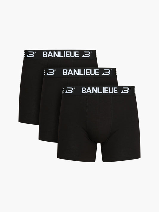 3-PACK BOXERS | BLACK