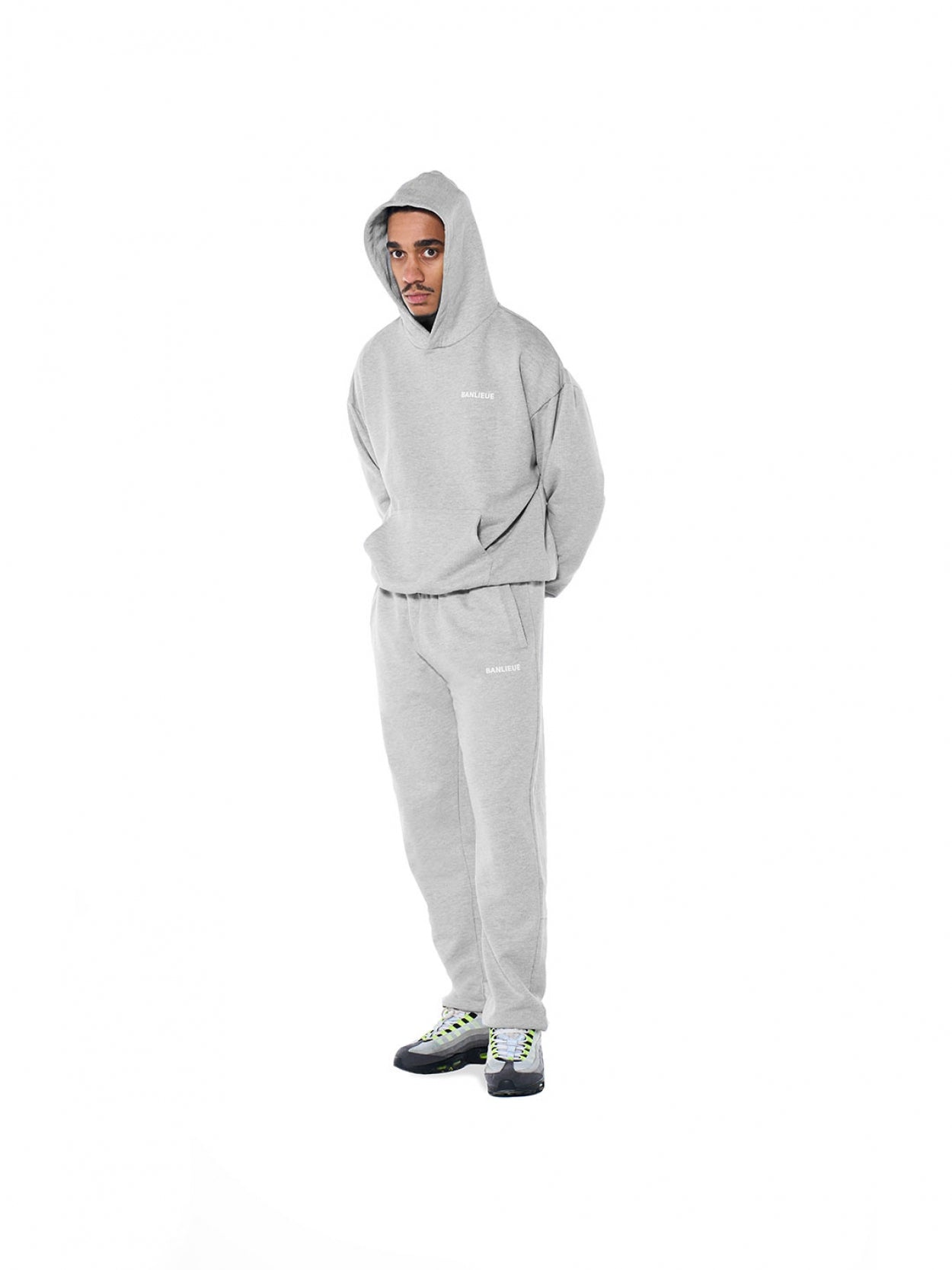 SCRIPT SWEATPANTS | HEATHER GREY