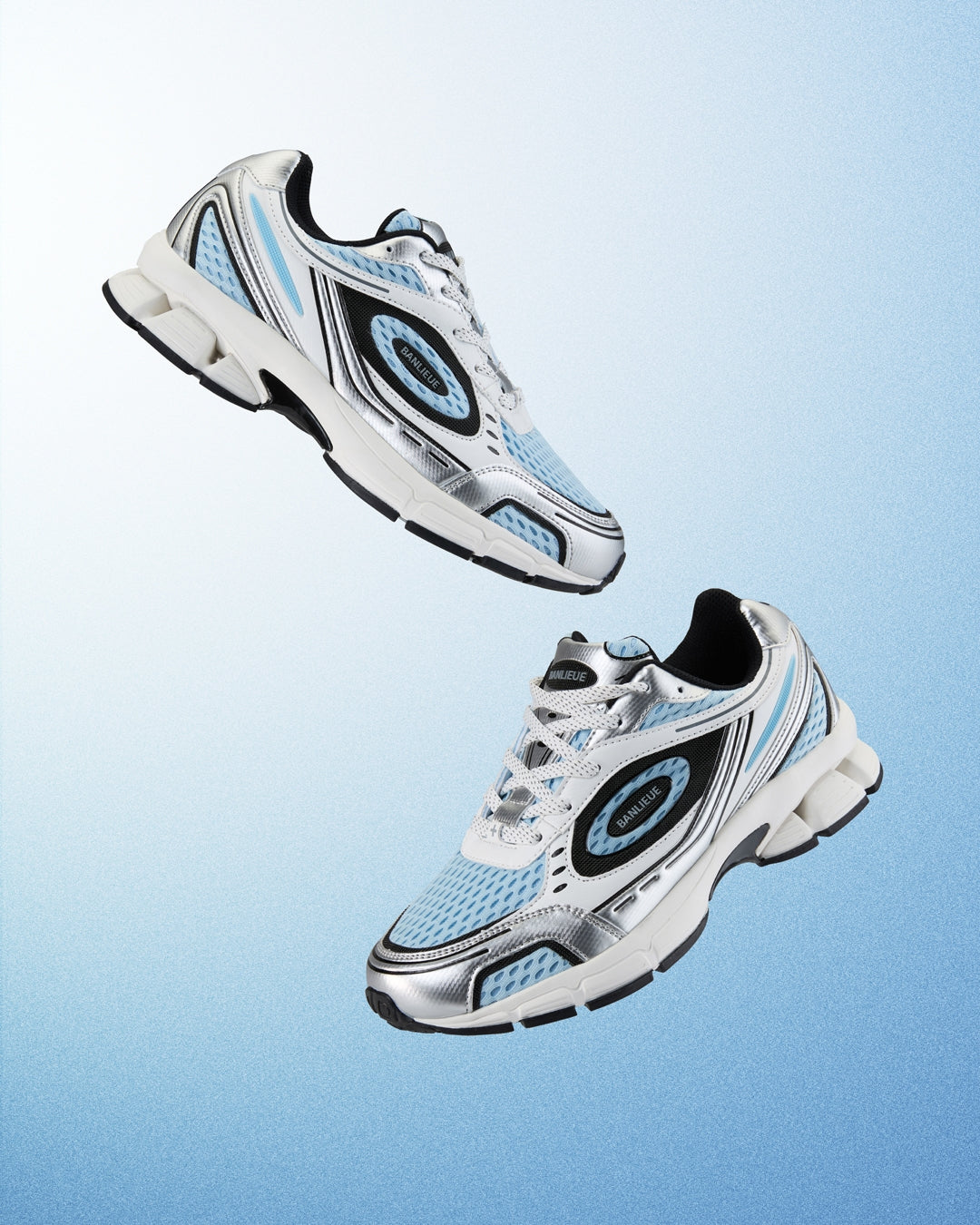 THE RUNNER+ | LIGHT BLUE / SILVER / CORE WHITE