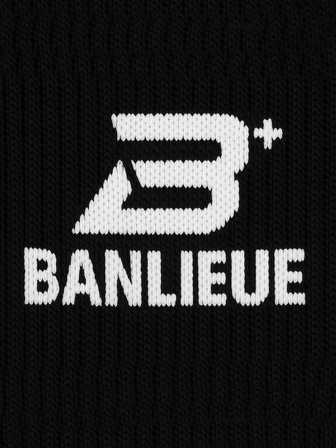 B+ LOGO SOCKS | BLACK