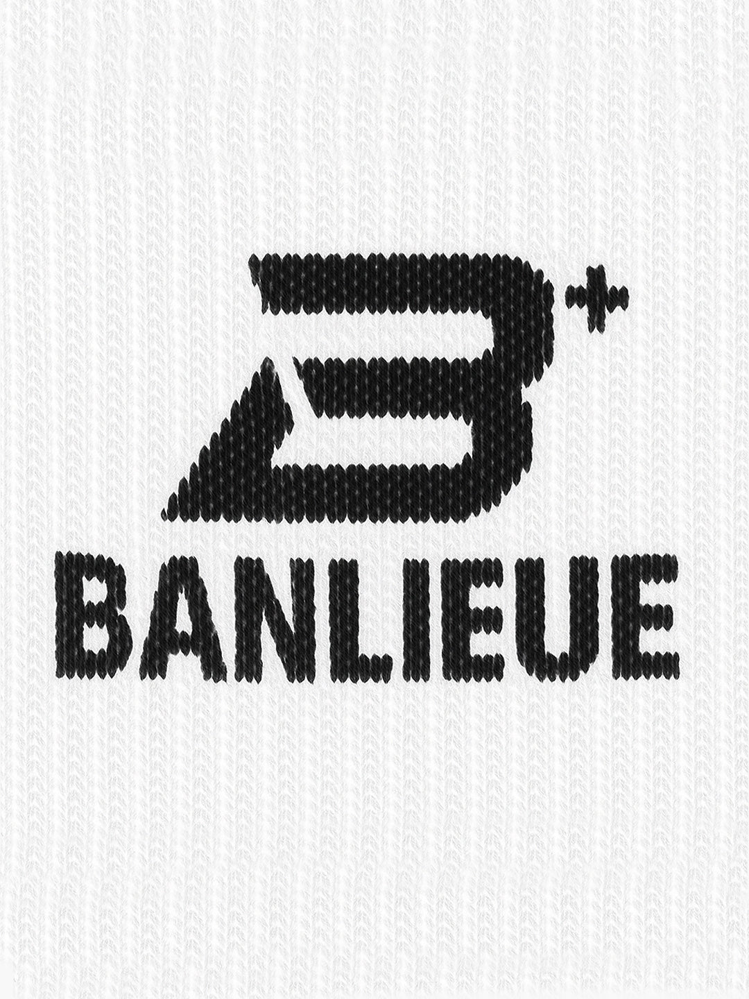 B+ LOGO SOCKS | WHITE