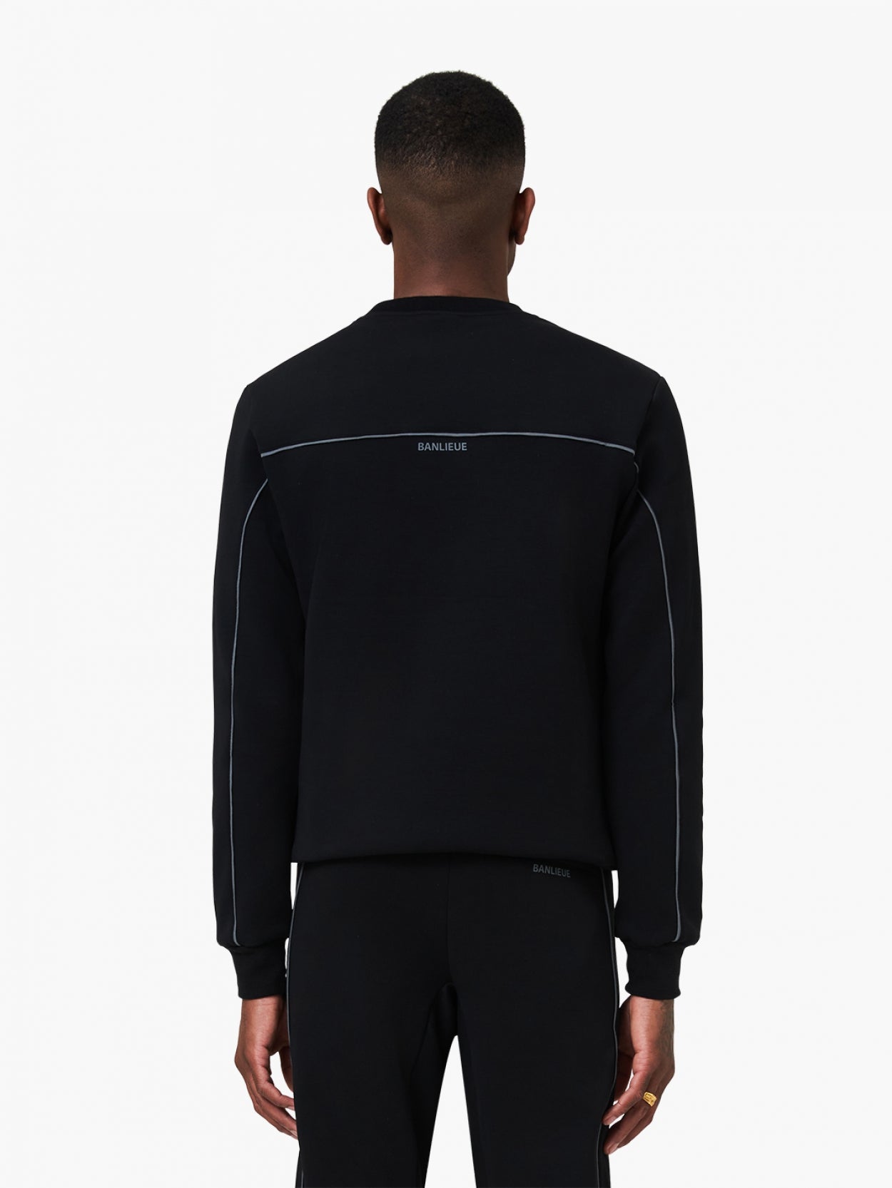 3D CREW TRACKSUIT | BLACK
