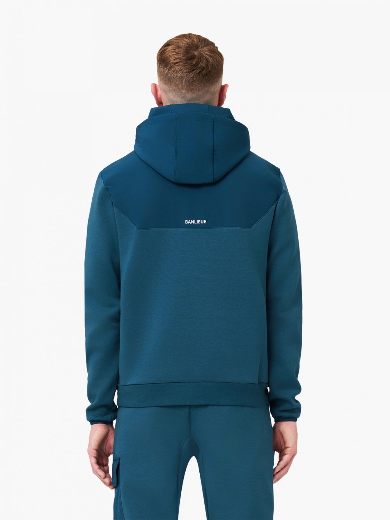 B + 3D Tech Tracksuit + Cap libre | BLEU ACIER