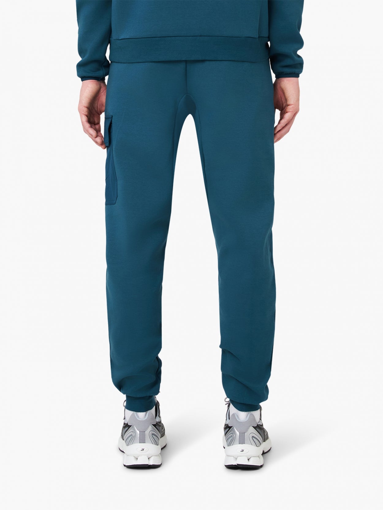 B + 3D Tech Tracksuit + Cap libre | BLEU ACIER