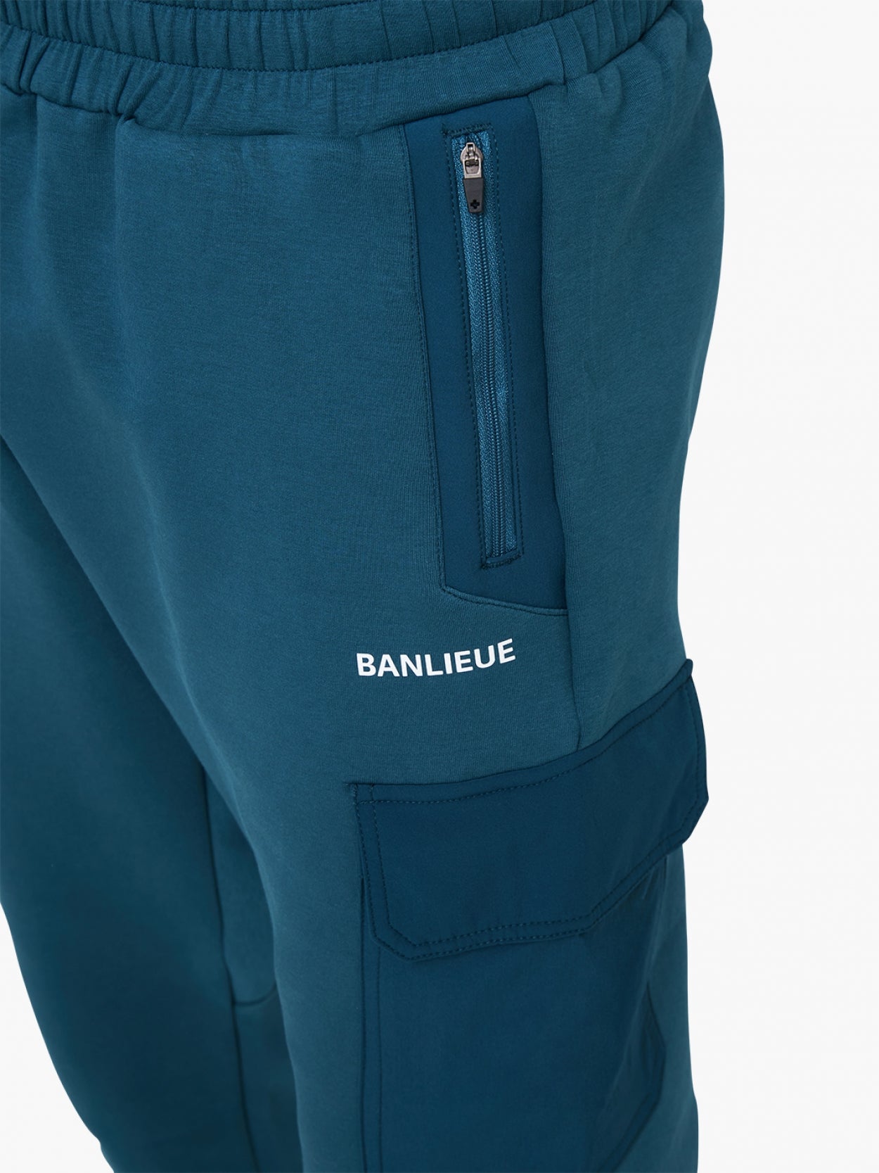 B + 3D Tech Tracksuit + Cap libre | BLEU ACIER