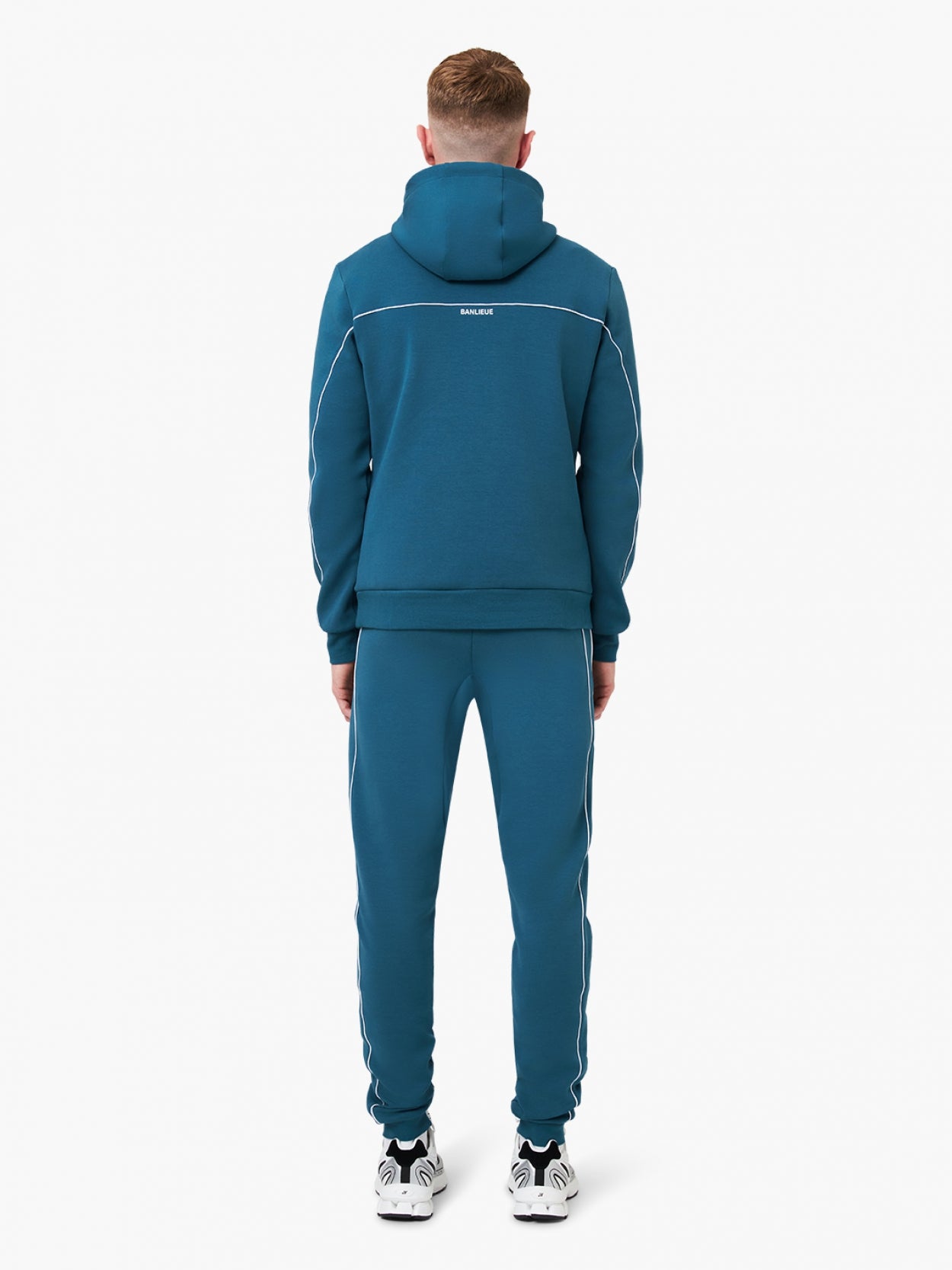 B+ 3D -Kapuze -Tracksuit | STAHLBLAU