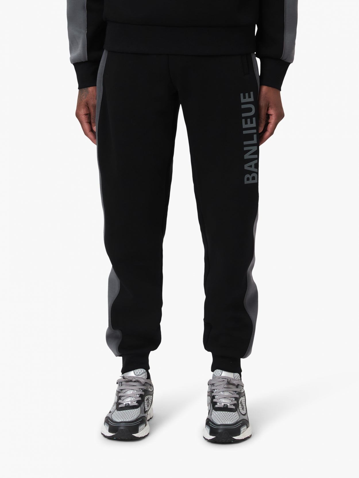 3D TRACKPANTS | BLACK / STEEL GREY