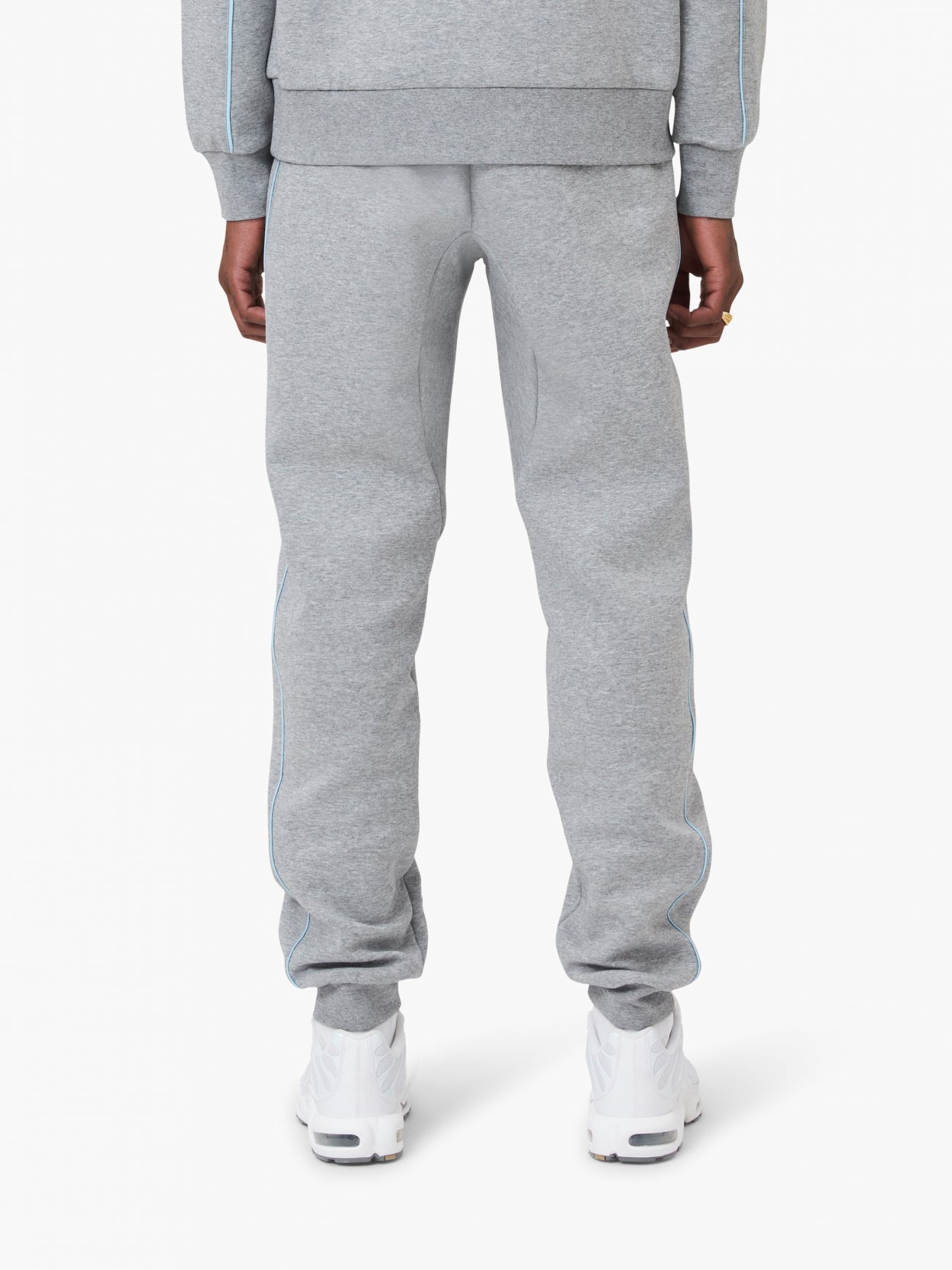 3D TRACKPANTS | HEATHER GREY / CORYDALIS BLUE