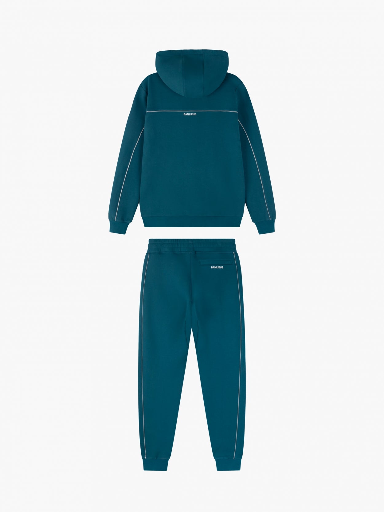 B+ 3D -Kapuze -Tracksuit | STAHLBLAU