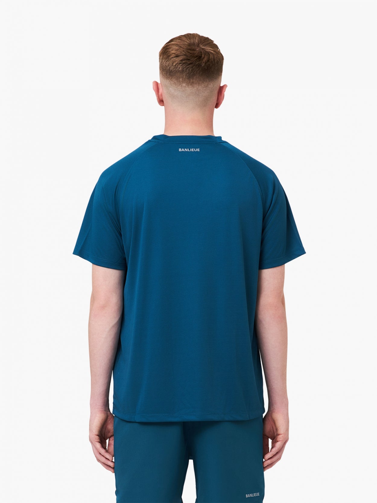 PERFORMANCE + T-SHIRT | STEEL BLUE