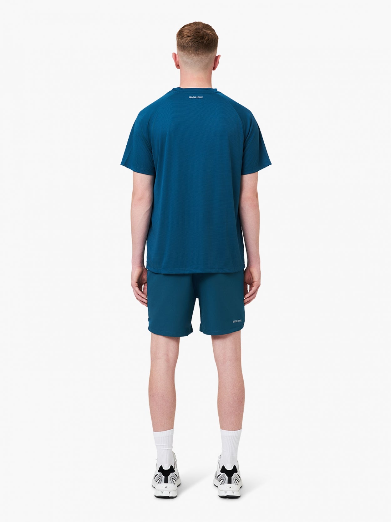 PERFORMANCE + T-SHIRT | STEEL BLUE