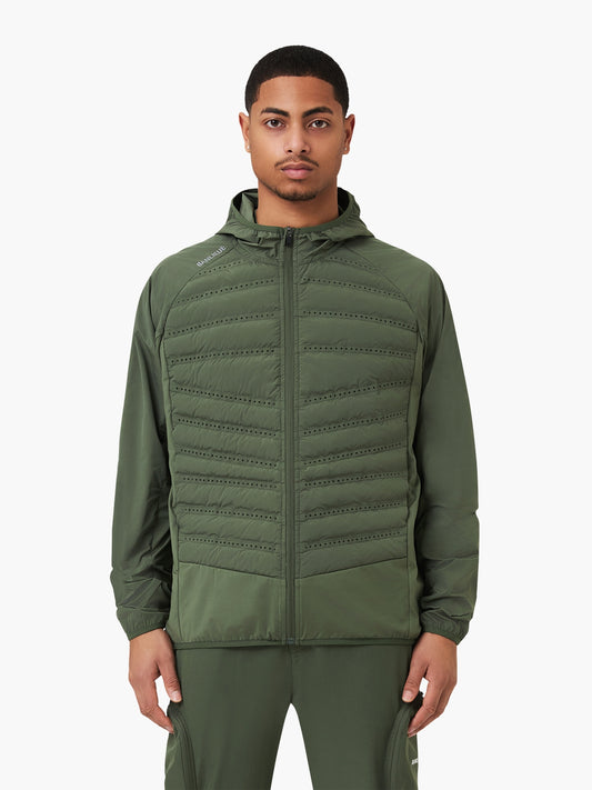 TACTICAL FULLZIP HOODIE | NARDO GREEN