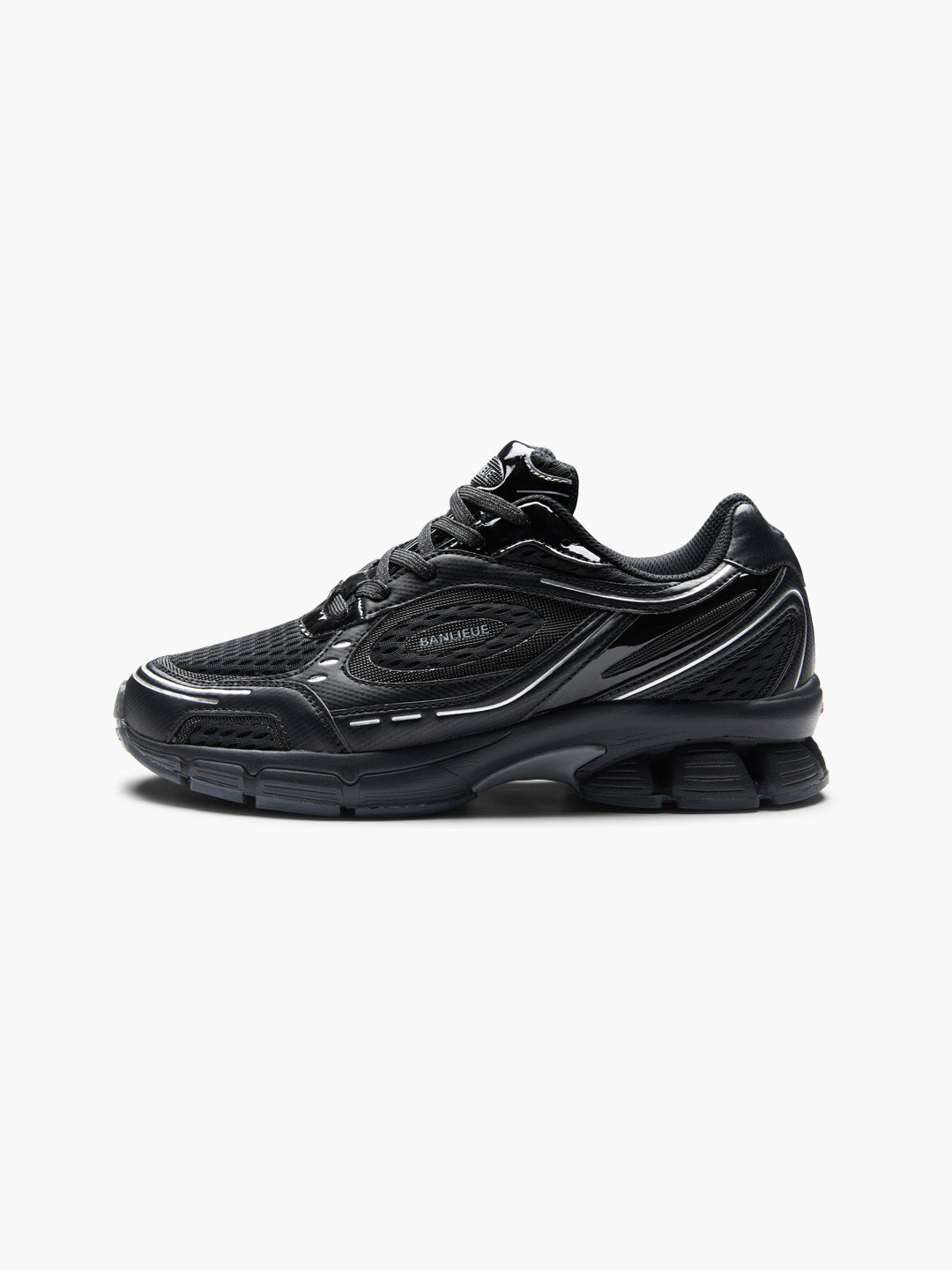 BANLIEUE PATENT SNEAKER | CORE BLACK / PATENT BLACK