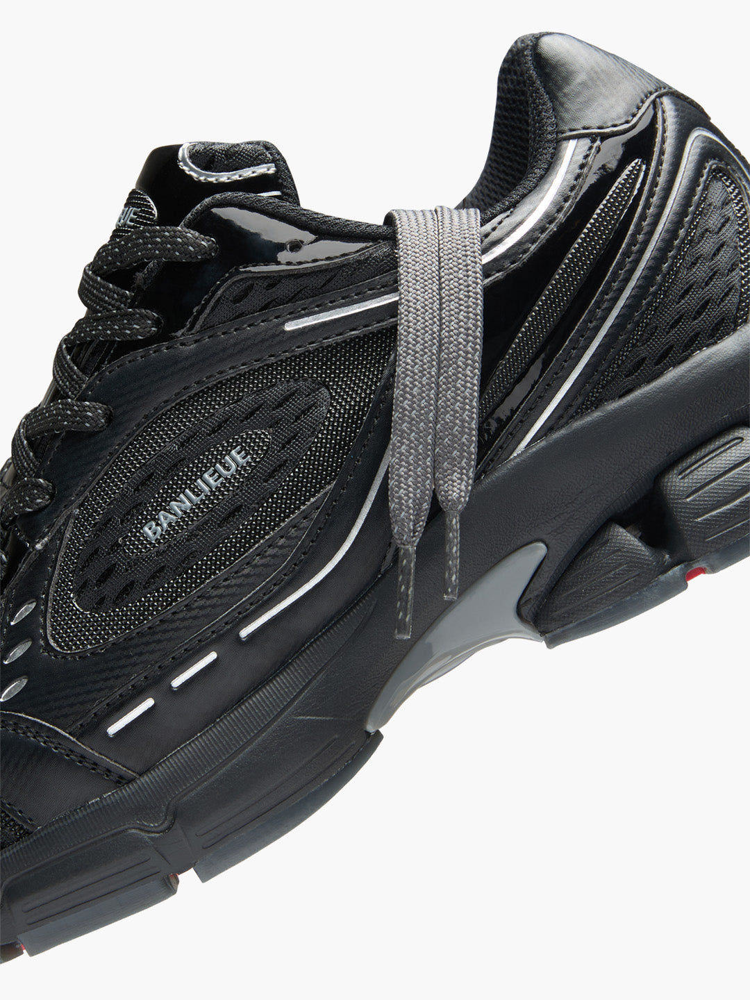 BANLIEUE PATENT SNEAKER | CORE BLACK / PATENT BLACK