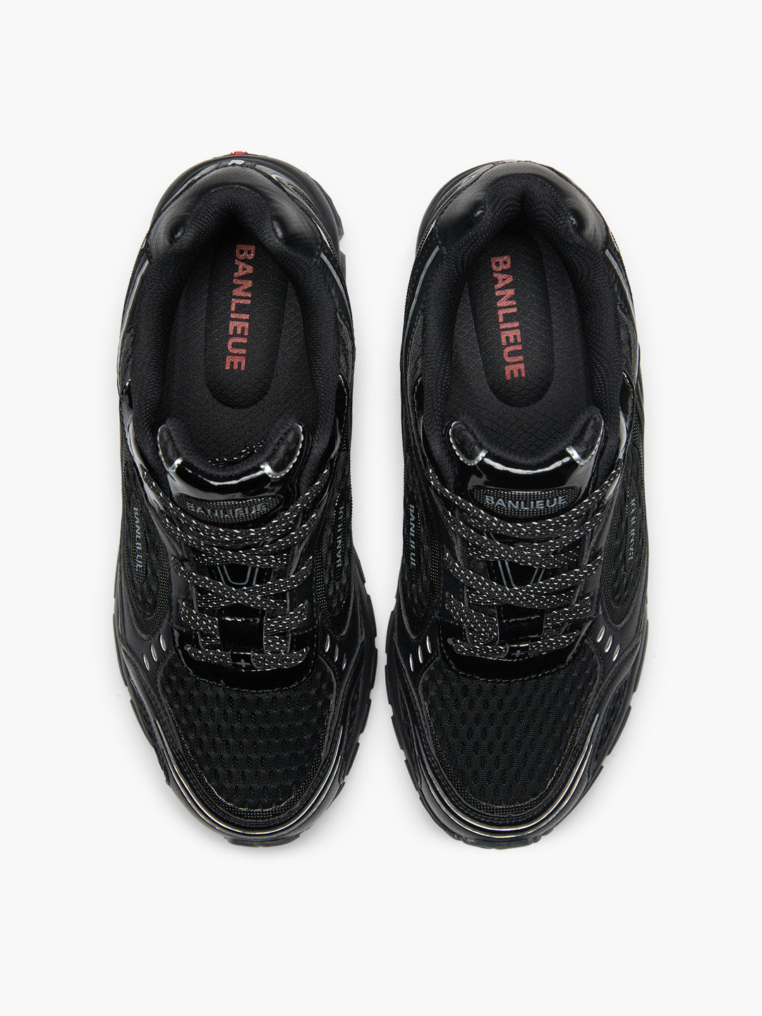BANLIEUE PATENT SNEAKER | CORE BLACK / PATENT BLACK