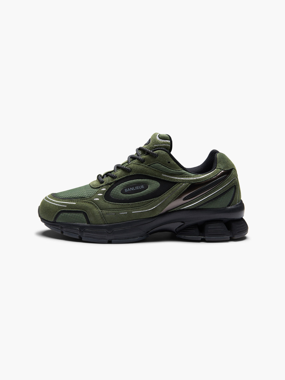 BANLIEUE SNEAKER | OLIVE GREEN / BLACK