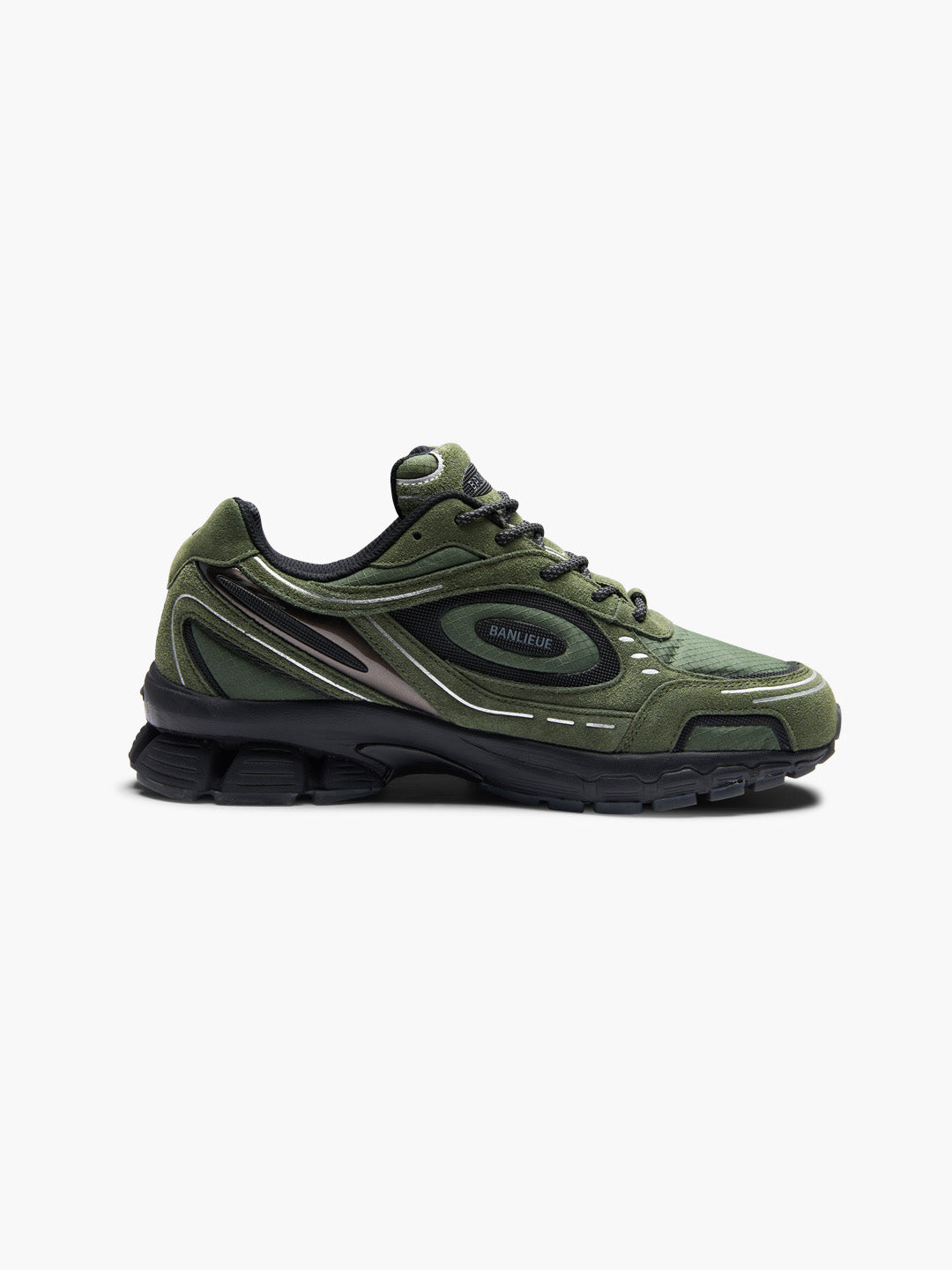 BANLIEUE SNEAKER (WINTER EDITION) | OLIVE GREEN / BLACK