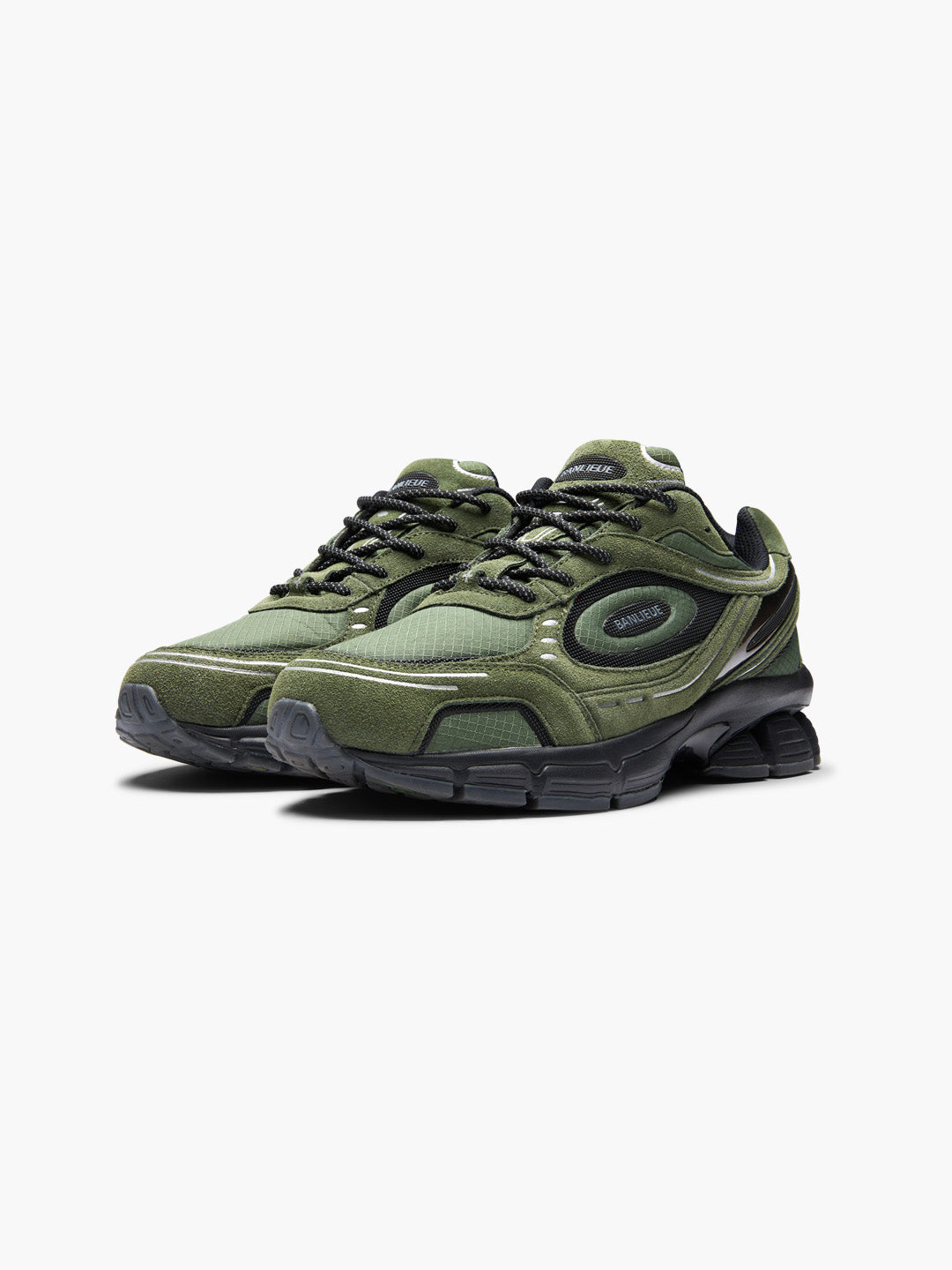 BANLIEUE SNEAKER | OLIVE GREEN / BLACK