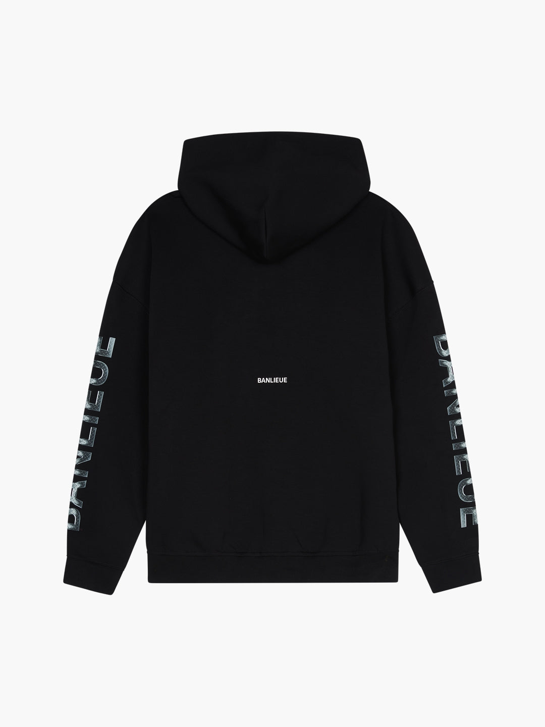CHROME V2 HOODED VEST | BLACK / SILVER