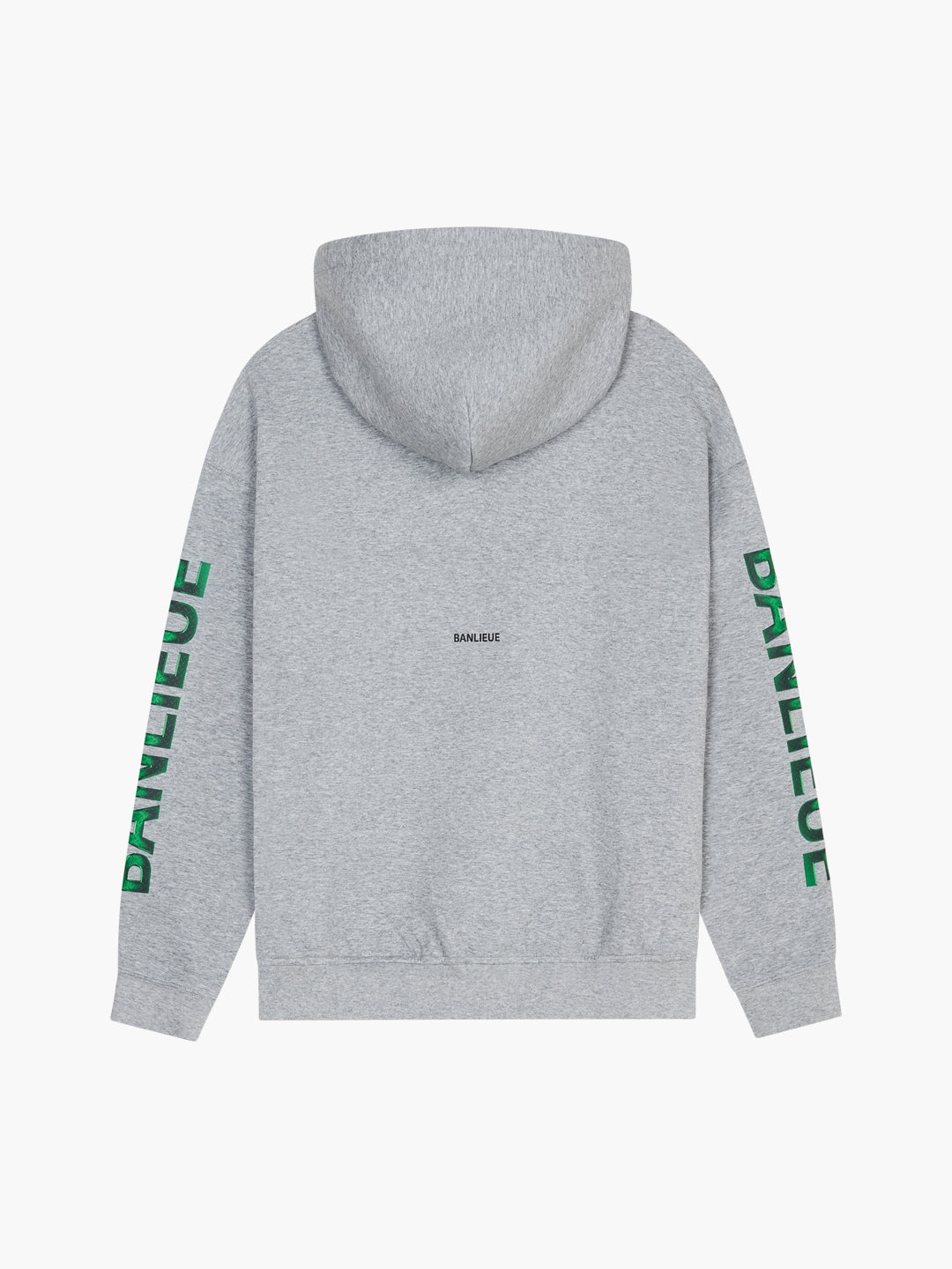 CHROME V2 HOODED VEST | HEATHER GREY / JOLLY GREEN