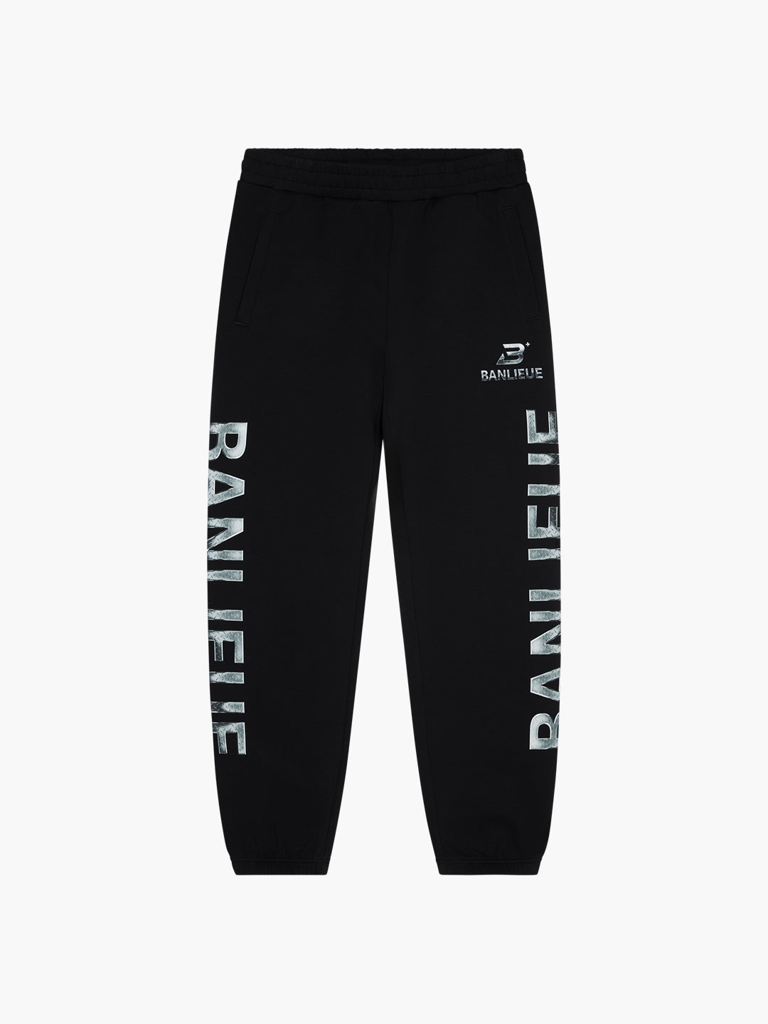 CHROME V2 SWEATPANTS | BLACK / SILVER
