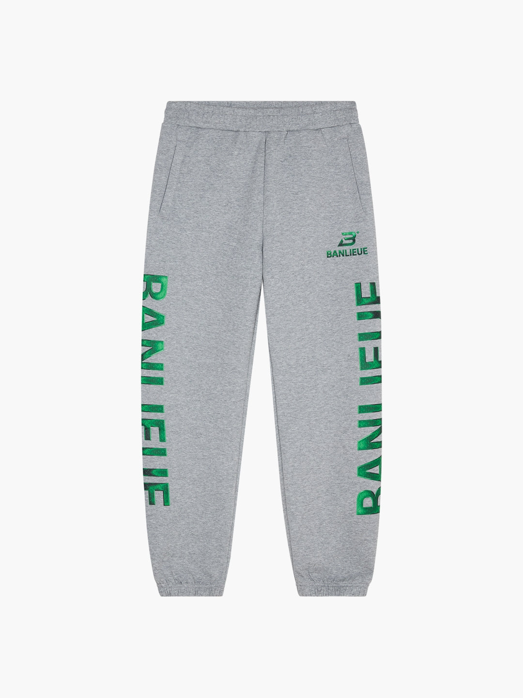 CHROME V2 SWEATPANTS | HEATHER GREY / JOLLY GREEN
