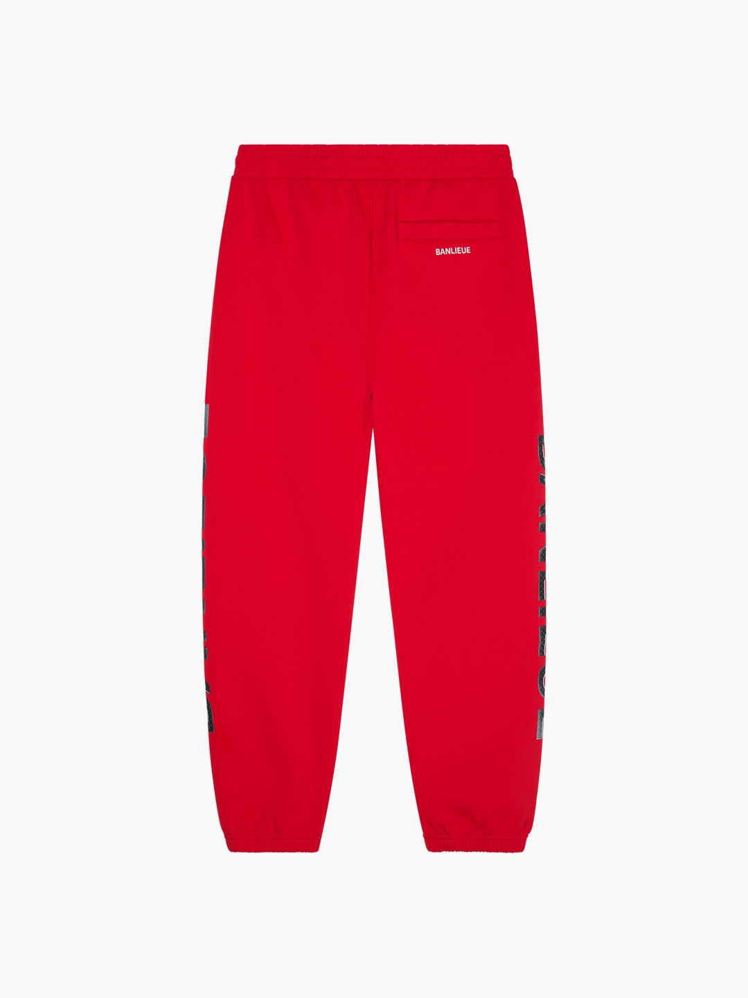 CHROME V2 SWEATPANTS | RED / SILVER