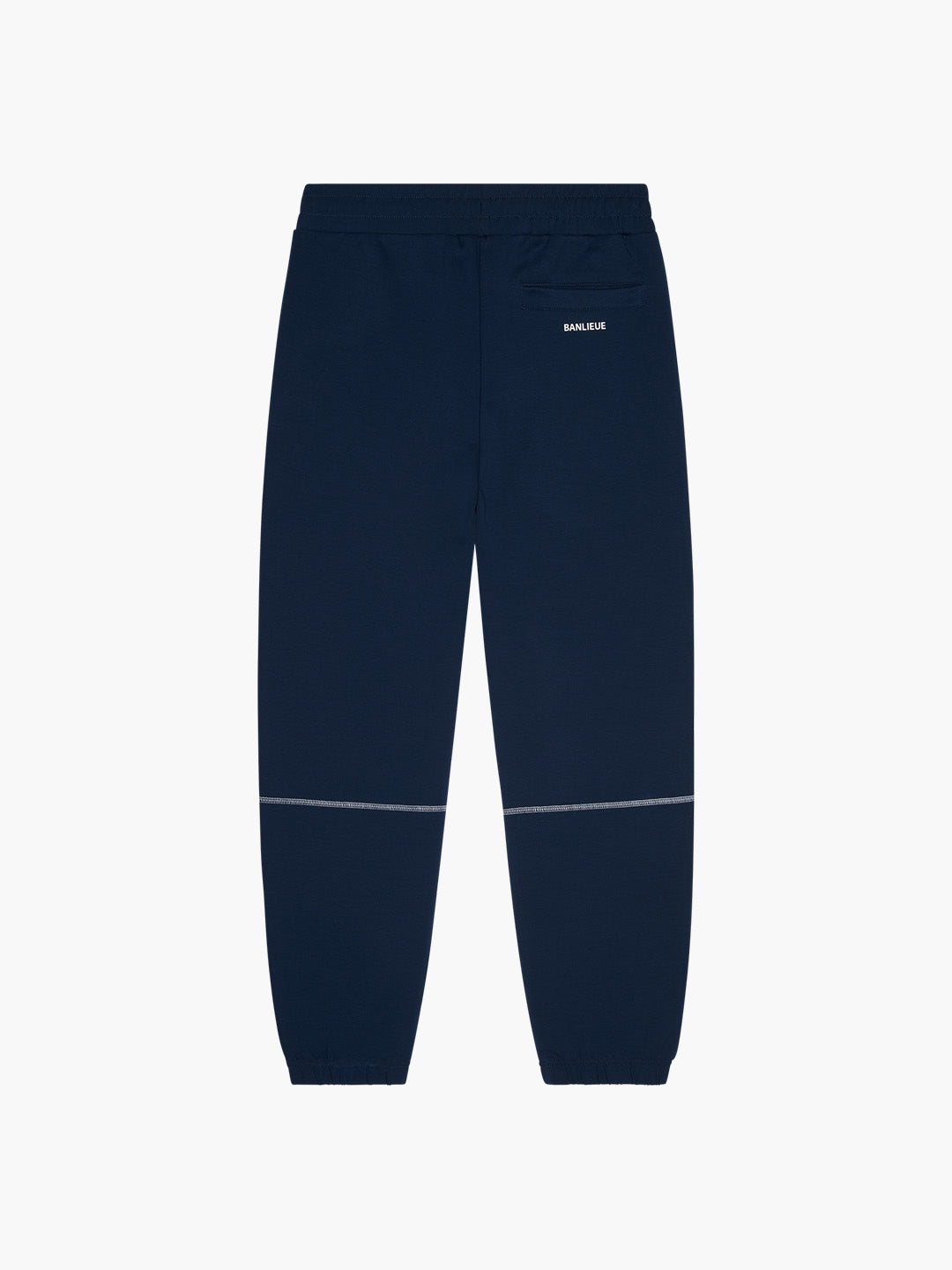 CONTRAST STITCH SWEATPANTS | NAVY / WHITE