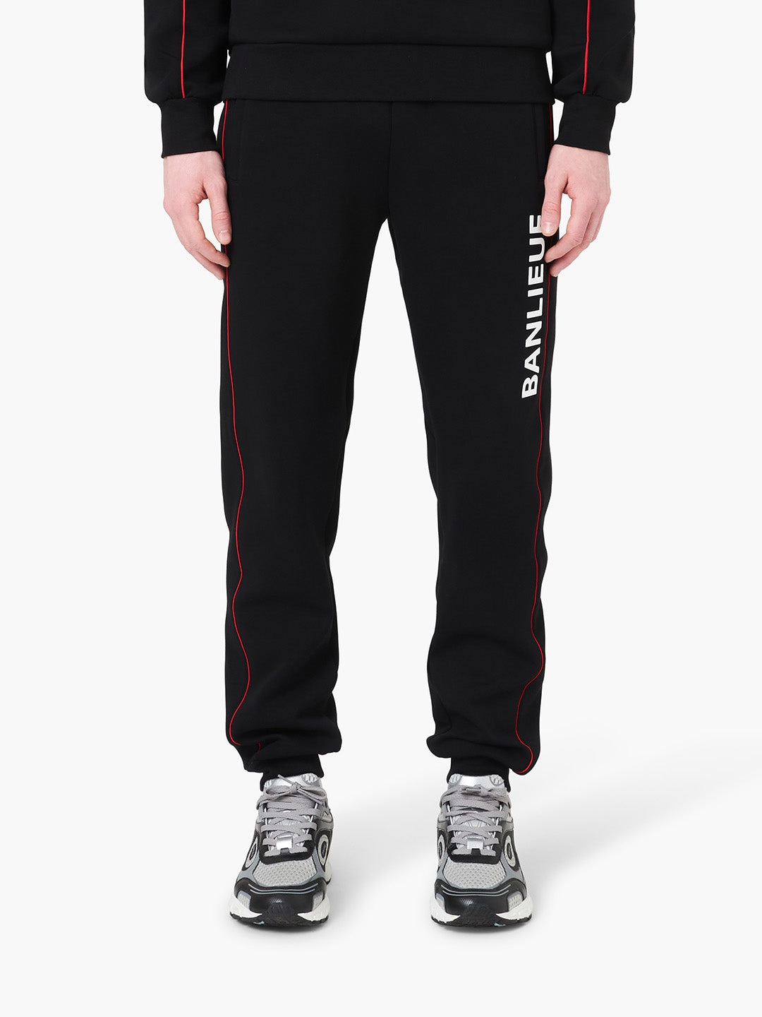 BANLIEUE + KFC 3D TRACKPANTS | BLACK / RED
