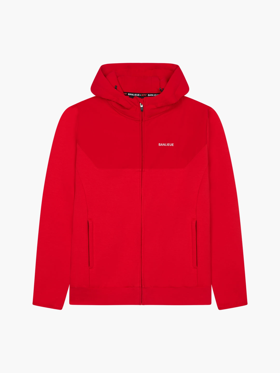 BANLIEUE + KFC 3D TECH HOODED VEST | RED