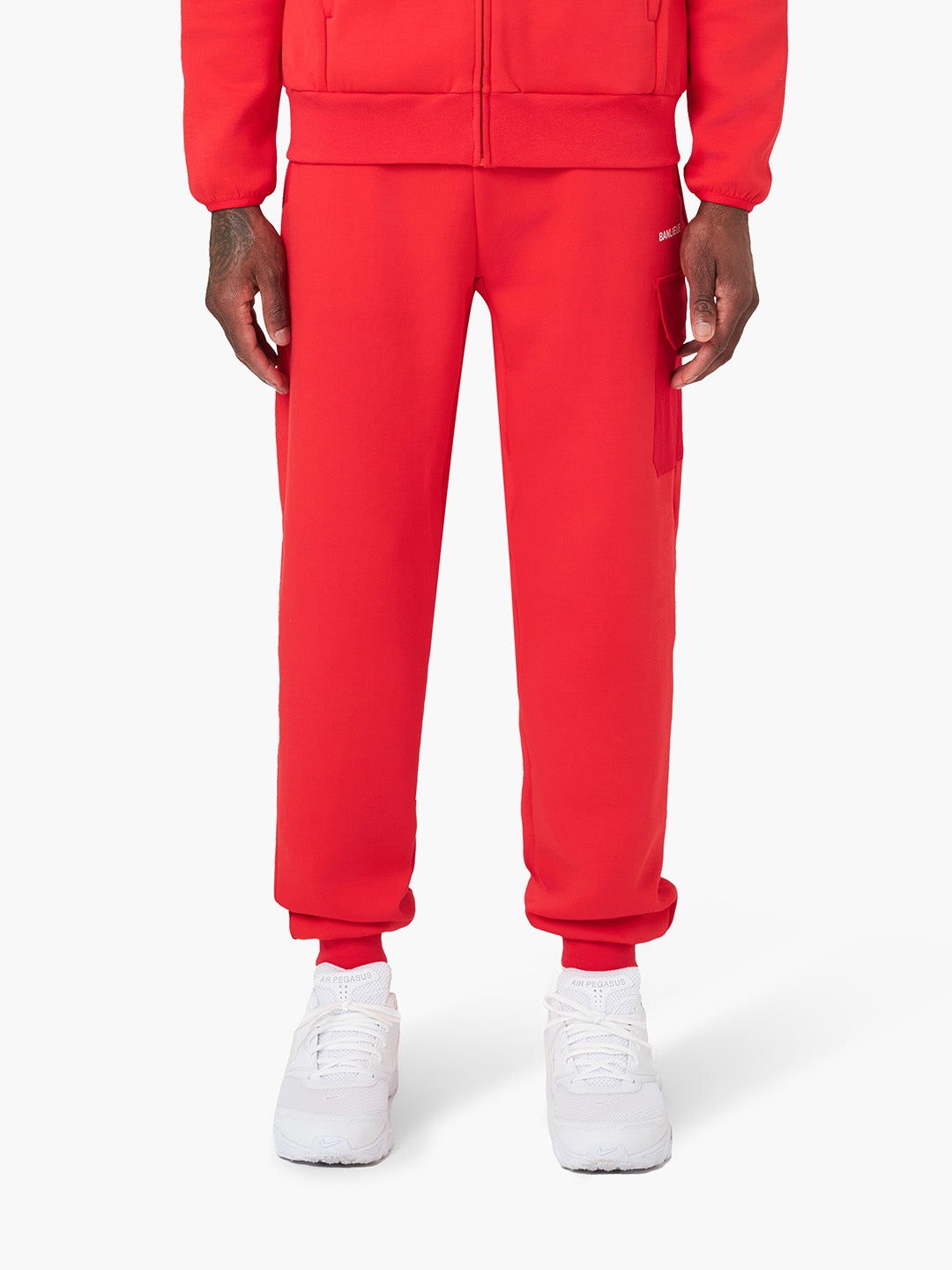 BANLIEUE + KFC 3D TECH TRACKPANTS | RED