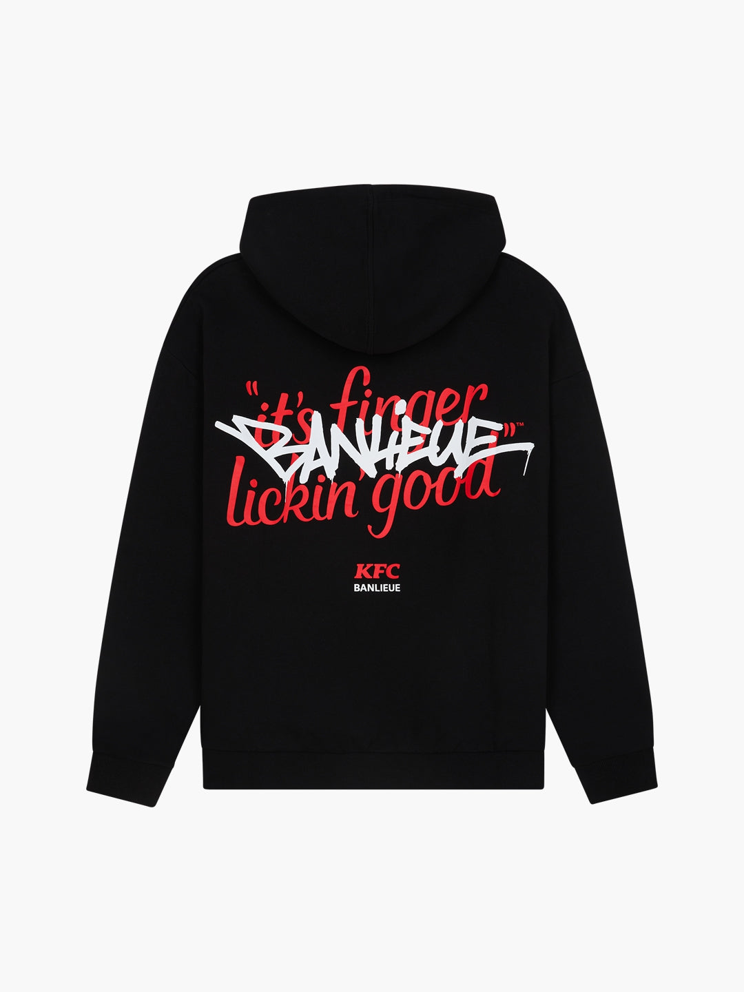 BANLIEUE + KFC GRAFFITI HOODIE | BLACK