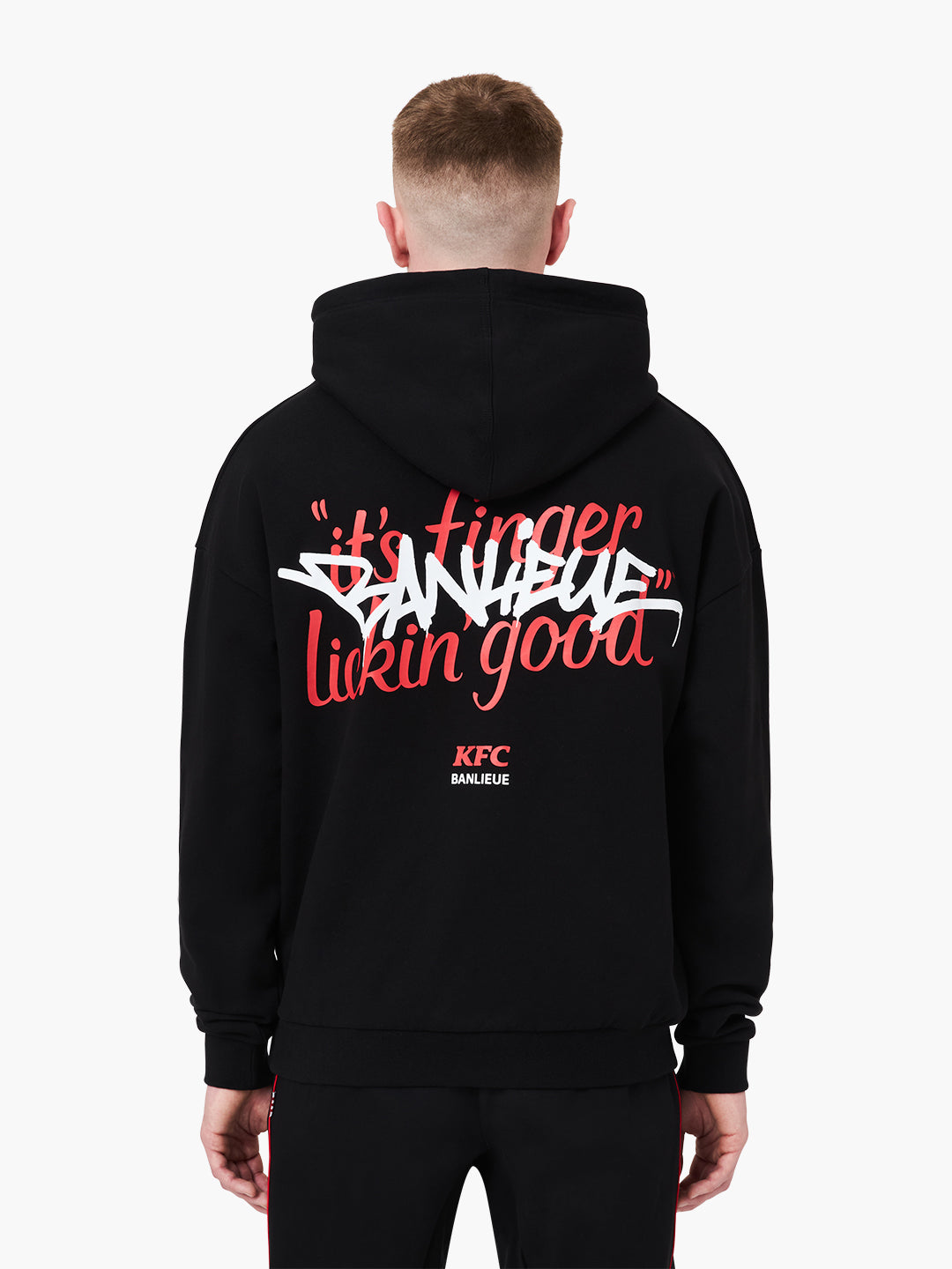 BANLIEUE + KFC GRAFFITI HOODIE | BLACK