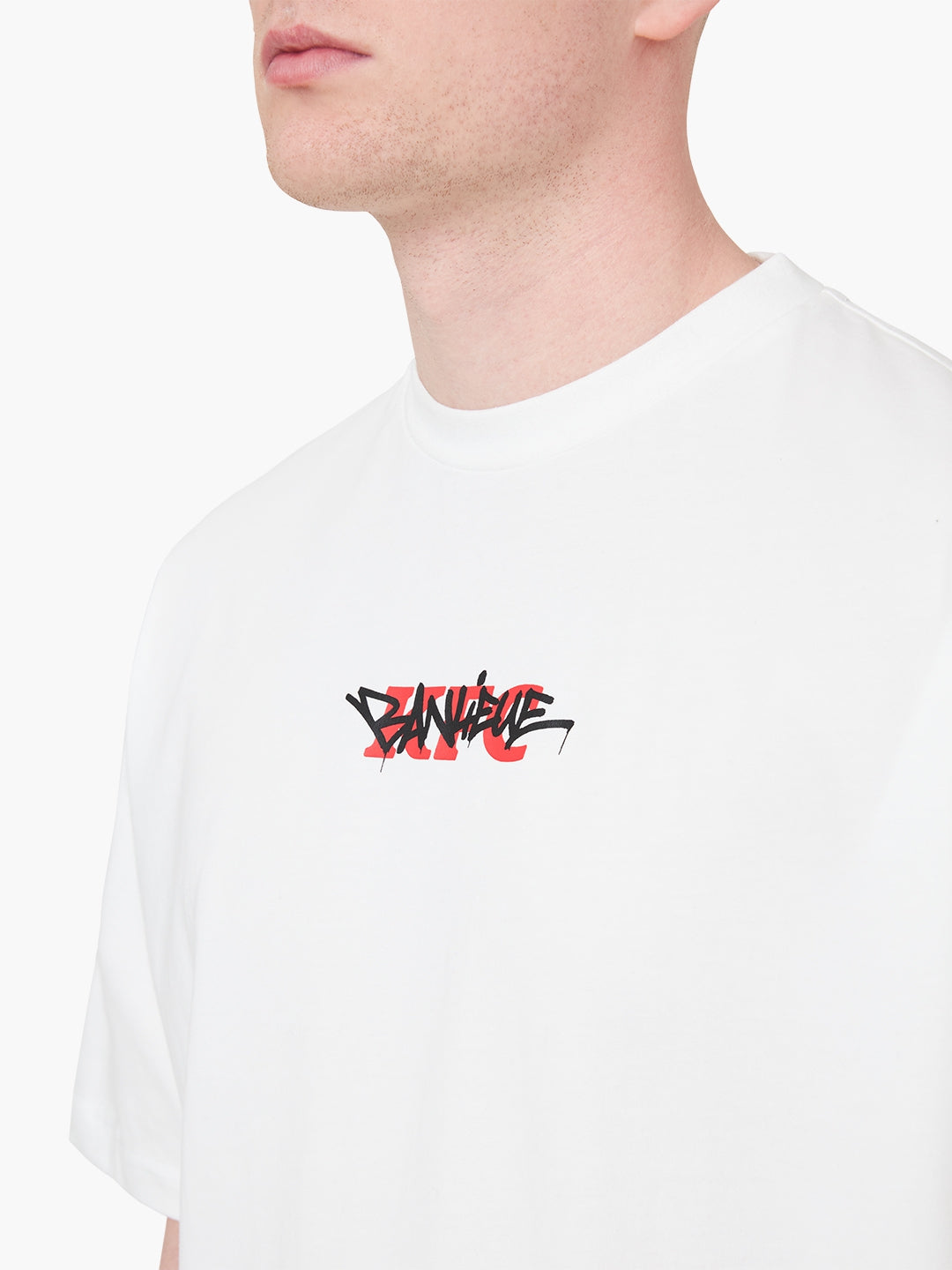 BANLIEUE + KFC MINI GRAFFITI T-SHIRT | WHITE