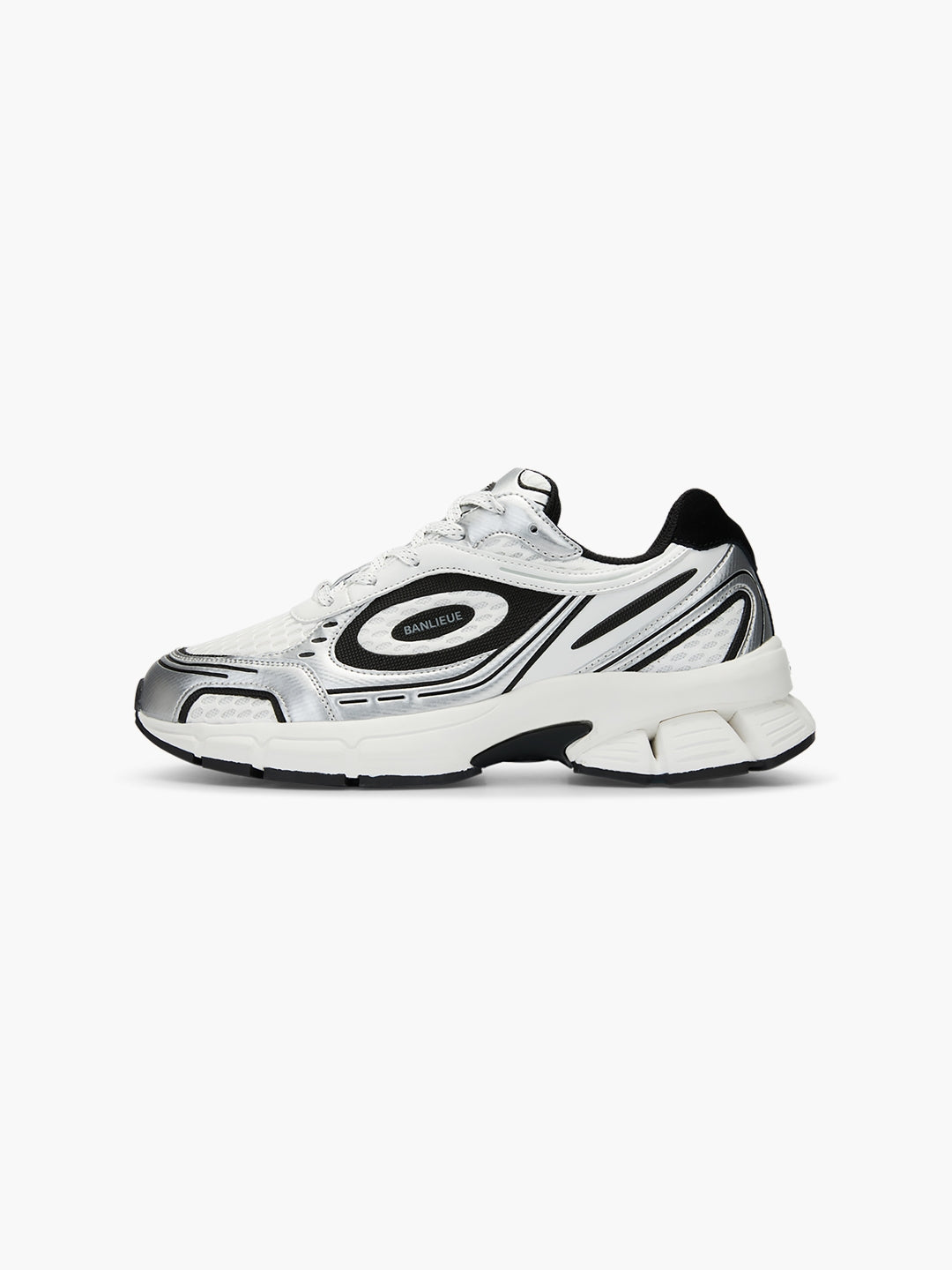 THE RUNNER+ | CORE WHITE / METALLIC SILVER / CORE BLACK
