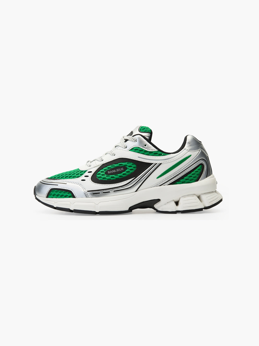 THE RUNNER+ | PURE GREEN / METALLIC SILVER / CORE BLACK