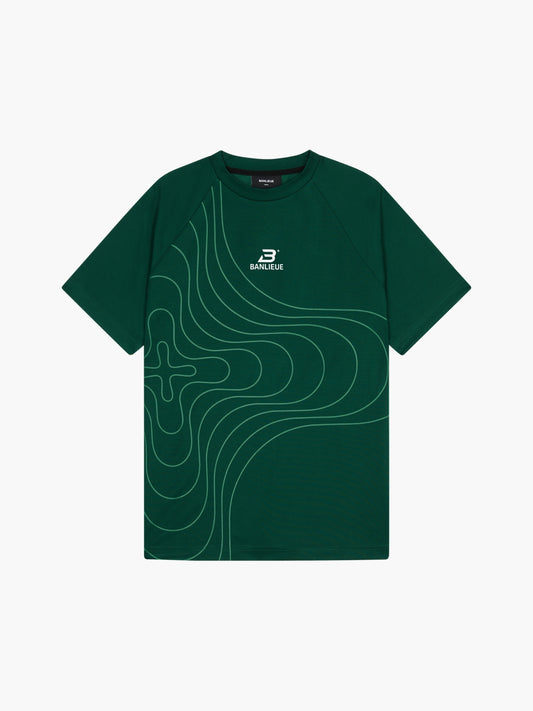PERFORMANCE V2 T-SHIRT | DARK ROYAL GREEN SEEDING