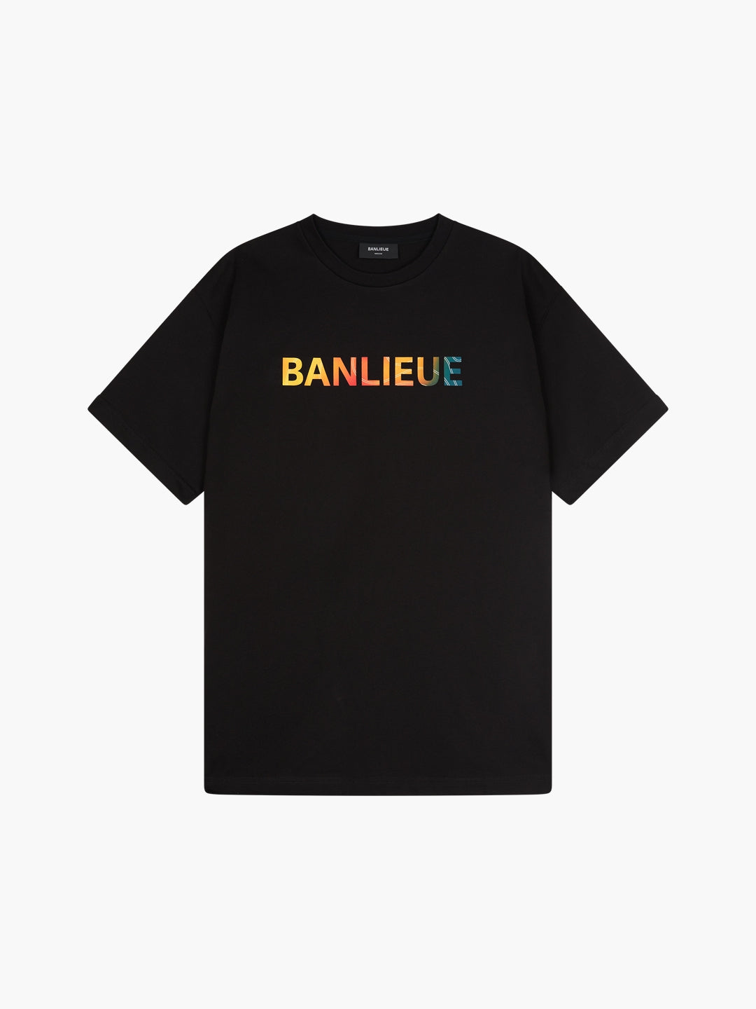REFLECTIVE PRINT T-SHIRT | BLACK / MULTI