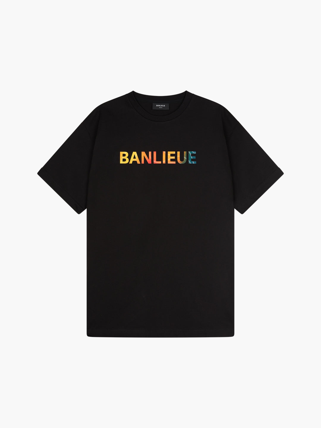 REFLECTIVE PRINT T-SHIRT | BLACK / MULTI