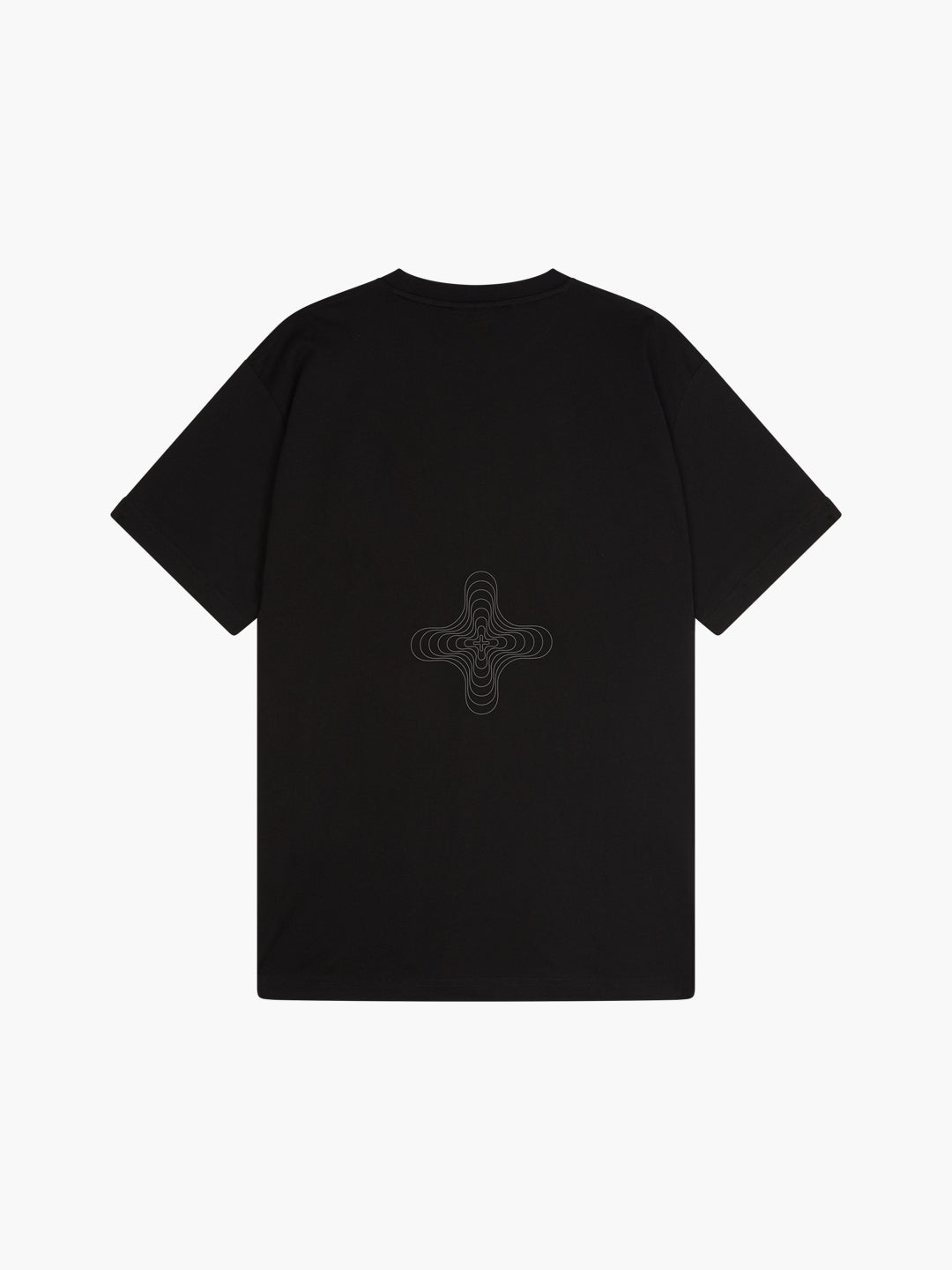 REFLECTIVE PRINT T-SHIRT | BLACK / MULTI