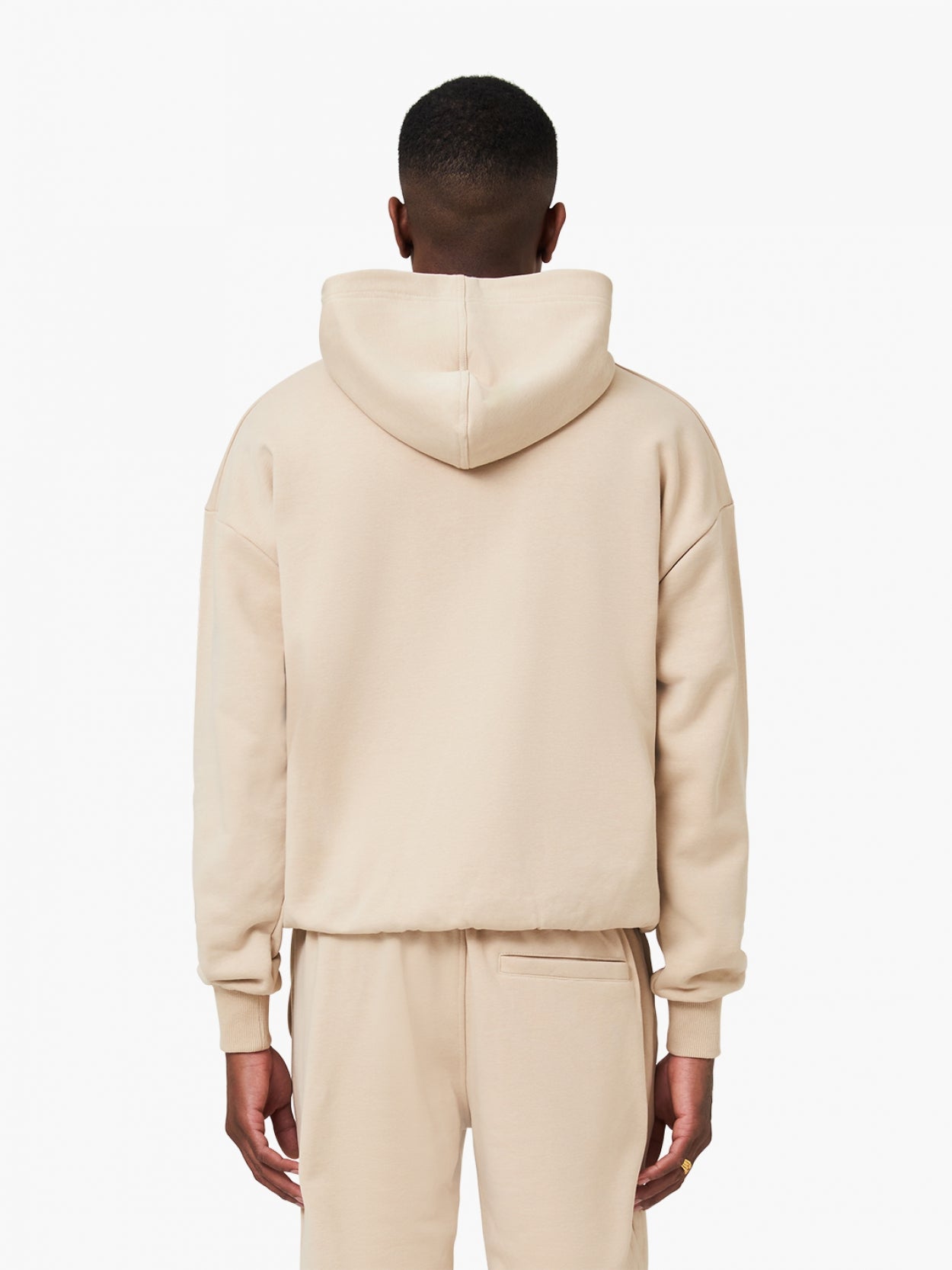 SCRIPT HOODIE | BEIGE