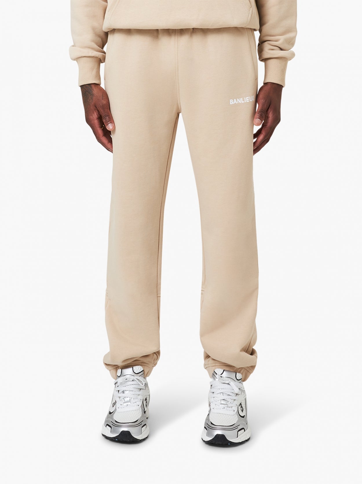 SCRIPT SWEATPANTS | BEIGE