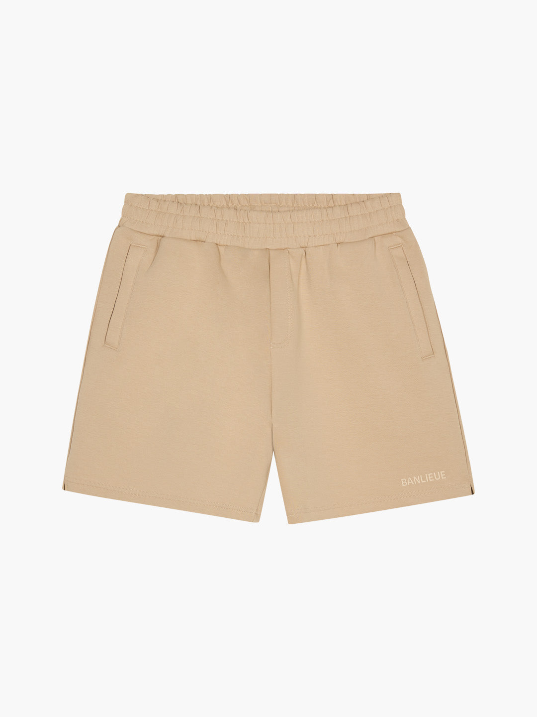 SCRIPT SHORTS | BEIGE